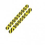 Противоскользящая лента с надписью "Осторожно ступенька" чёрно-жёлтая, 50,100,150 мм х 1 метра