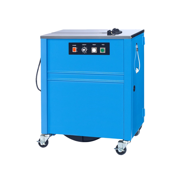 Полуавтоматическая стреппинг машина ТР-203 (с уменьшенным рабочим столом)