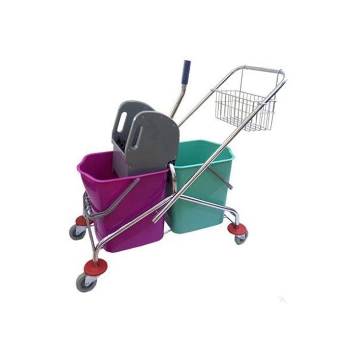 Тележка двухведерная с отжимом (H0209)